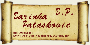 Darinka Palasković vizit kartica